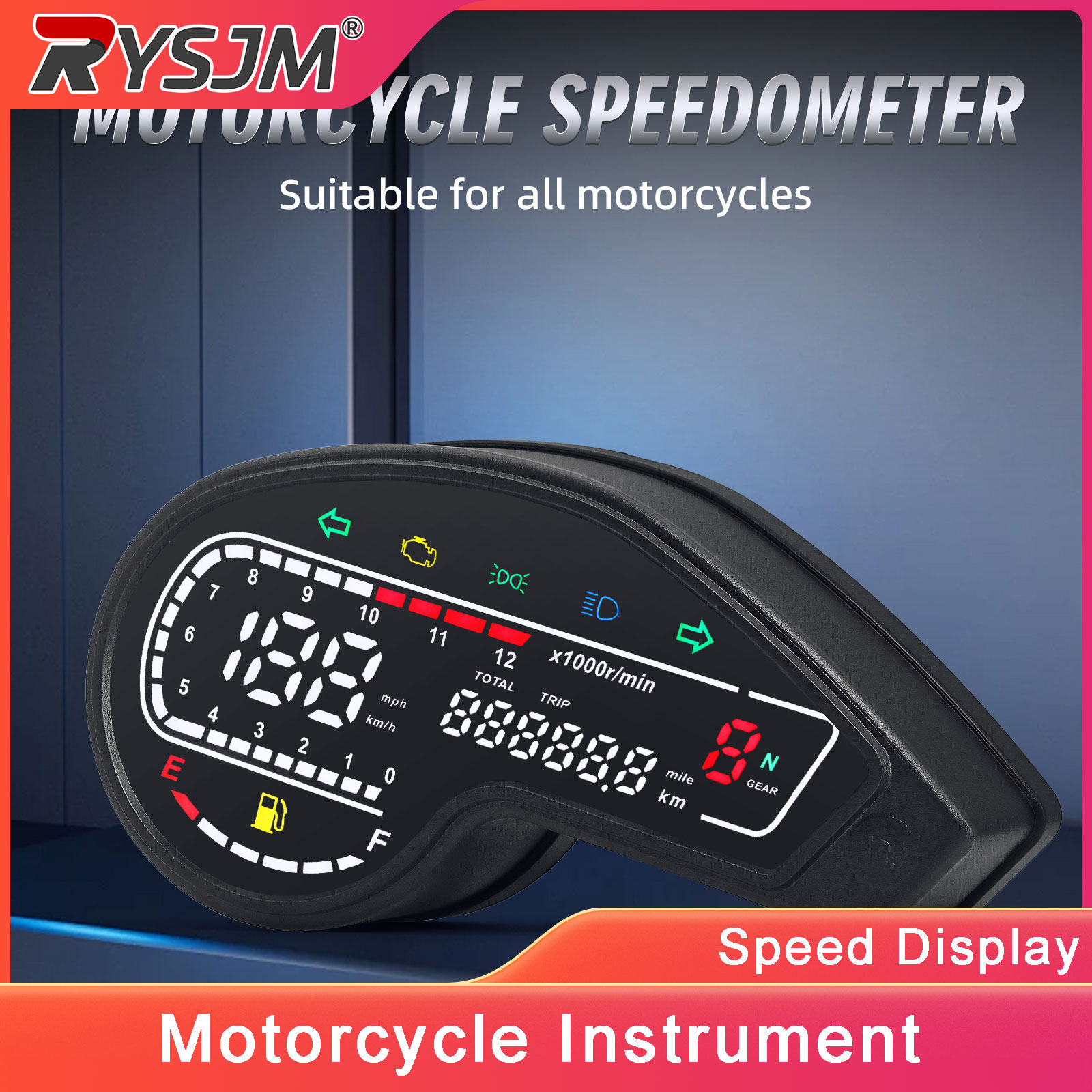 Cyfrowy licznik prędkości LED  – Motorcycle Gear Levels recenzja i cena