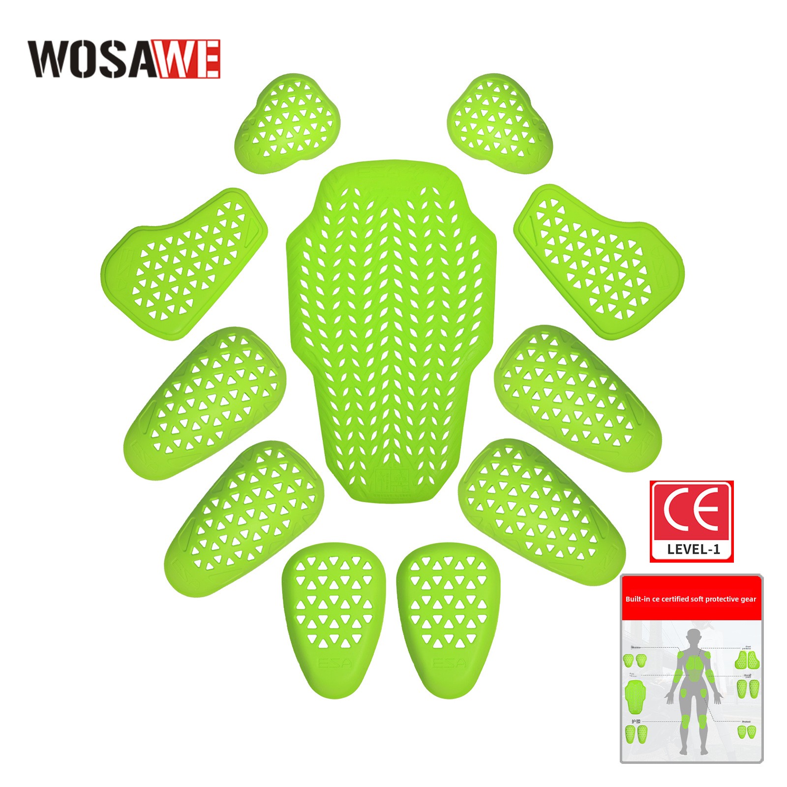 WOSAWE Wkładki Ochronne do Mot – Motorcycle Gear Levels recenzja i cena